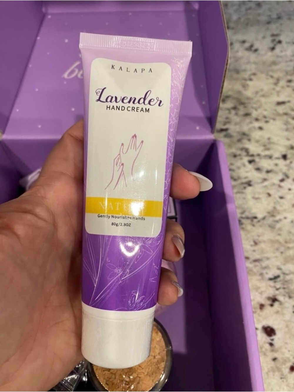 NEW - Gift set for Women, Birthday, lavender candle, tumbler, bath bomb, card - Picture 7 of 10